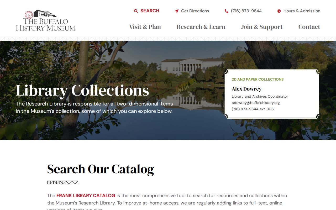 Erie County city directory Buffalo History Museum library collections